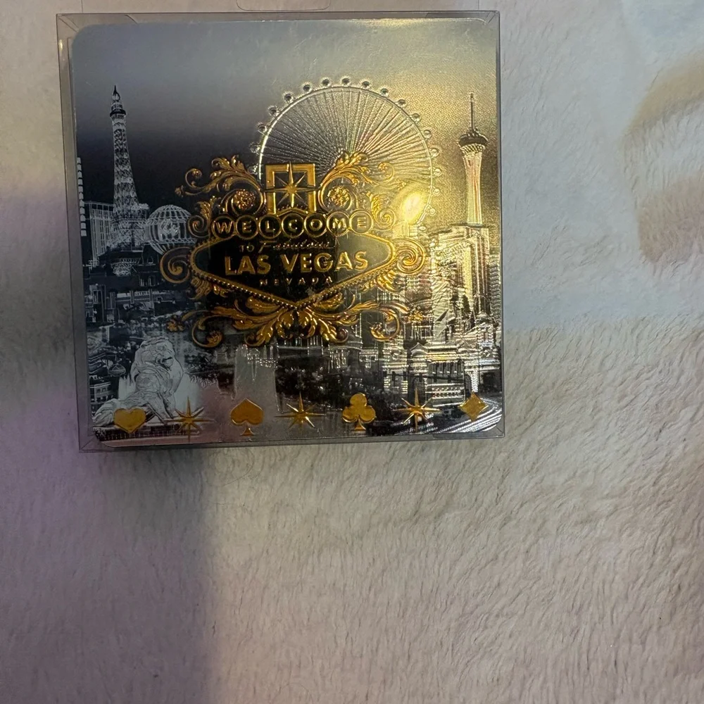 Las Vegas Souvenir 4 pc Coaster Set - Picture 4 of 4